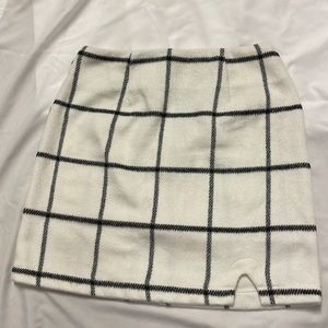 XS Plaid Mini Skirt